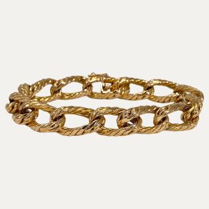 Link gold bracelet