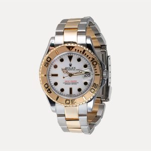 Relógio Rolex Yacht-Master aço e ouro