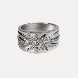 Anel HStern Stars em ouro e diamantes