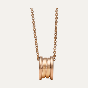 Colar Bvlgari B.zero1 em ouro rosa