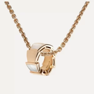 Bvlgari Serpenti Viper necklace in rose gold