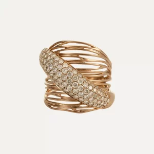 Diamonds gold ring