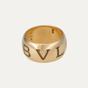 Anel Bulgari Monologo em ouro amarelo