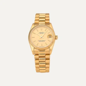 Rolex Datejust yellow gold watch