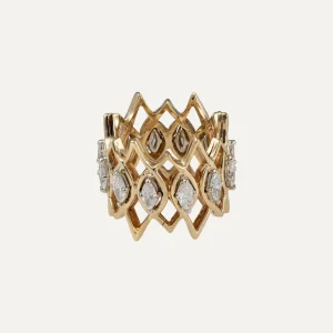 Anel em ouro e diamantes