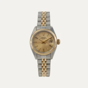 Relógio Rolex Oyster Perpetual Date aço e ouro