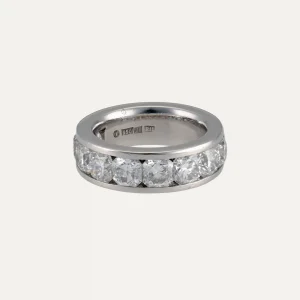 Anel em platina e brilhantes (6.30ct)